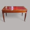 Victorian mahogany writing table rear