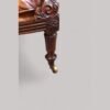 William IV rosewood library chair front leg