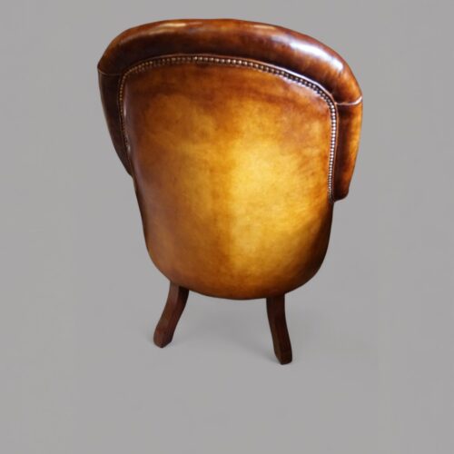 William IV rosewood library chair rear