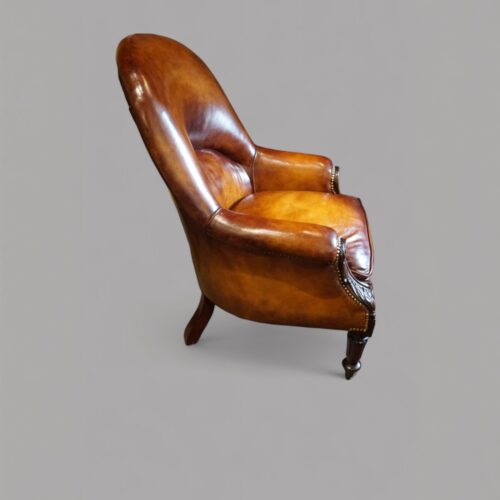 William IV rosewood library chair side