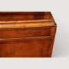 George III walnut chest on chest corner