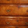 George III walnut chest on chest front