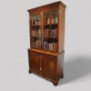 Georgian style mahogany bookcase at angle