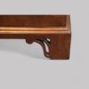 Georgian style mahogany bookcase foot