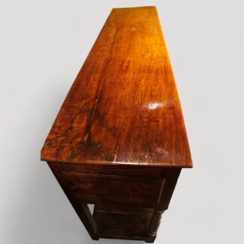 Large Antique oak dresser base top