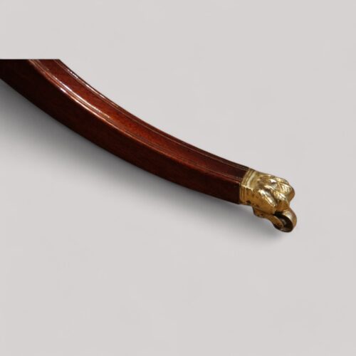 Large Georgian style mahogany pillar dining table leg