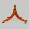 Mahogany twin pillar table base