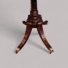 Sheraton mahogany twin pillar crossbanded dining table base end base