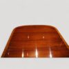 Sheraton mahogany twin pillar crossbanded dining table end
