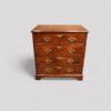 Small George II walnut secretaire chest