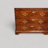 Small George II walnut secretaire chest drawer fronts