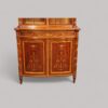 Victorian inlaid display cabinet base