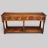 19th century oak pot board dresser base