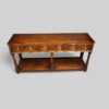 19th century oak pot board dresser base top