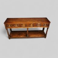 19th century oak pot board dresser base top