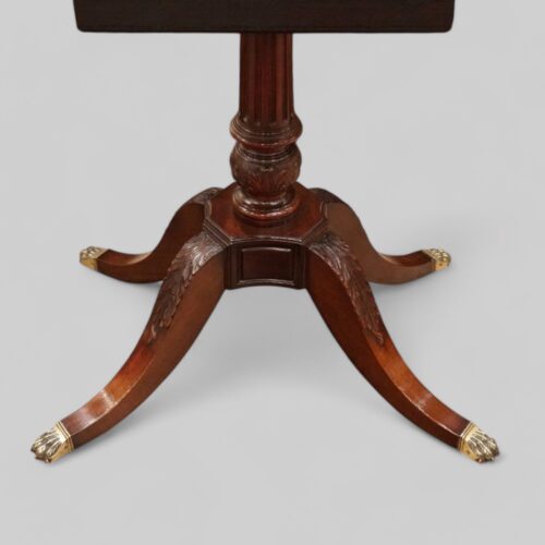 Edwardian mahogany 3 pillar dining table base