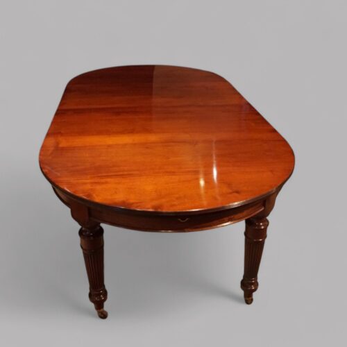 Edwardian extending dining table end top