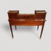 Edwardian inlaid mahogany writing table rear