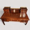 Edwardian inlaid mahogany writing table writing surface