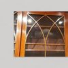 George III mahogany breakfront bookcase arched tracery