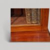 George III mahogany breakfront bookcase bed detail