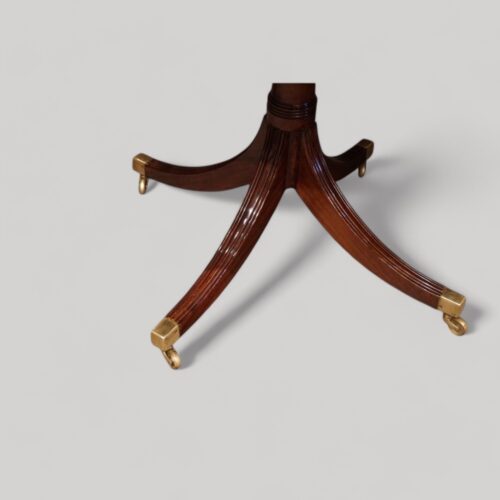 Georgian style mahogany twin pillar base