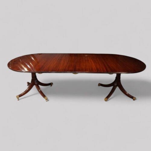 Georgian style mahogany twin pillar side
