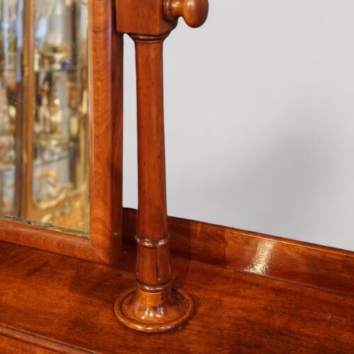 William IV mahogany dressing table mirror support