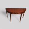Adam style mahogany demi-lune table 1