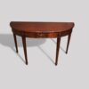 Adam style mahogany demi-lune table
