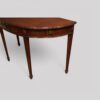 Adam style mahogany demi-lune table end