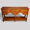 Antique oak pot board dresser base