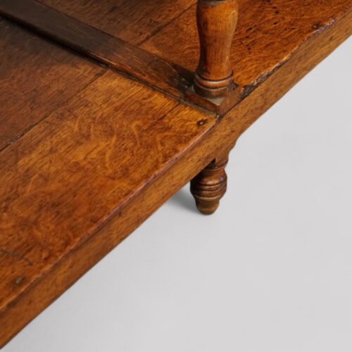 Antique oak pot board dresser base base board