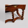 Antique walnut chest on stand corner leg