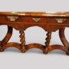 Antique walnut chest on stand front legs