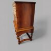 Antique walnut chest on stand side
