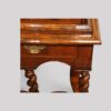 Antique walnut chest on stand waist moulding