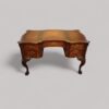 Chippendale style mahogany serpentine desk