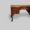 Chippendale style mahogany serpentine desk drawer front