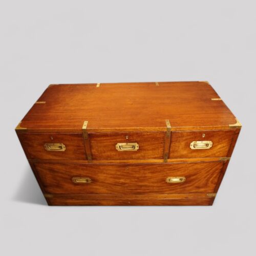 Victorian campaign chest top
