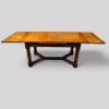 Oak refectory draw leaf dining table
