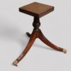 Regency style mahogany double pedestal dining table base