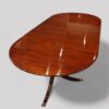 Regency style mahogany double pedestal dining table top