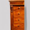 Victorian mahogany Wellington chest carved corbel