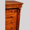 Victorian mahogany Wellington chest corner