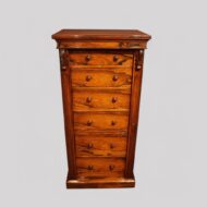 Victorian rosewood Wellington chest