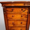 Victorian rosewood Wellington chest drawer detail