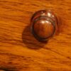 Victorian rosewood Wellington chest knob handle