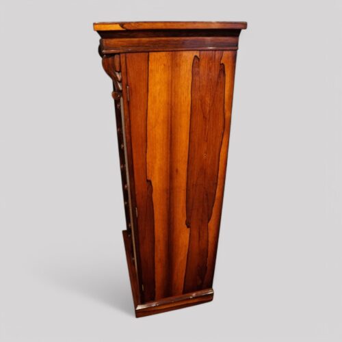 Victorian rosewood Wellington chest side