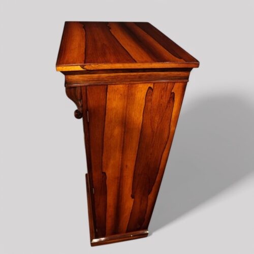 Victorian rosewood Wellington chest side view